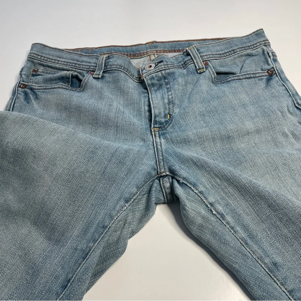 POLO‎ RALPH LAUREN Stretch Cropped Jean Womens 8 (32x22) Blue Stretch Straight